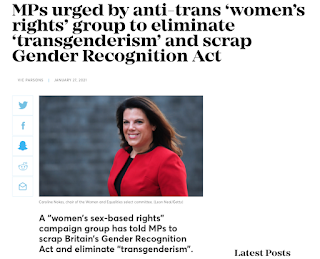 A picture of Pink News headine about Anti-Trans groups lobbying to scrap the GRA