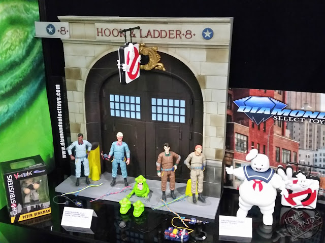 Diamond Select Ghostbusters 2 7 inch action figures Build A Firehouse Diorama