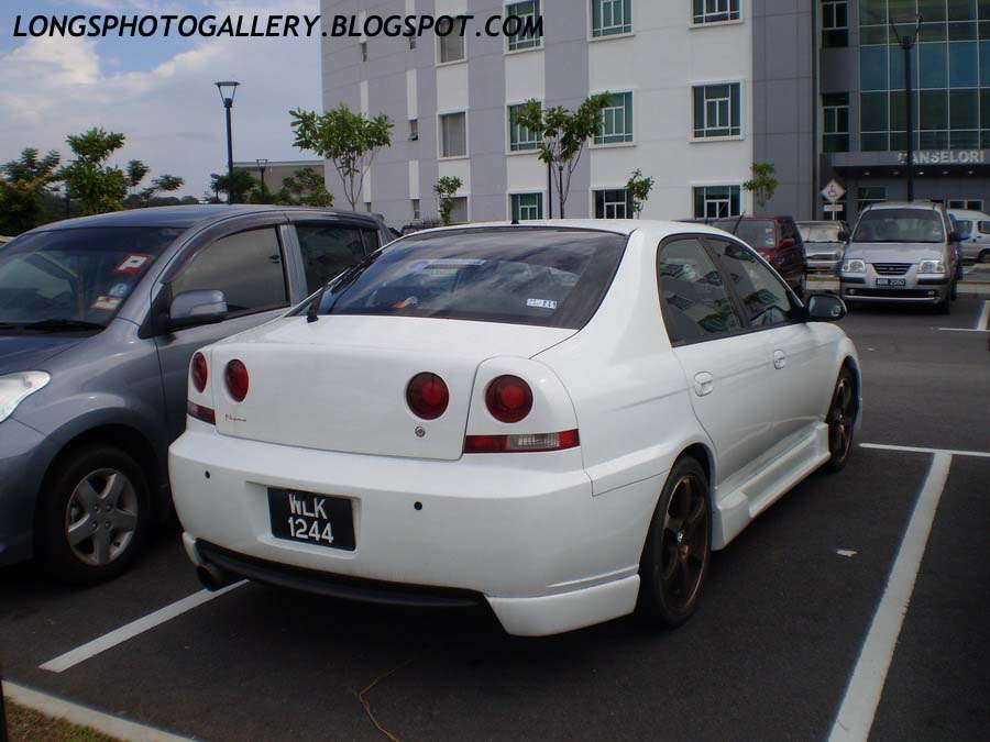 Kia Spectra with Skyline Tail Lights