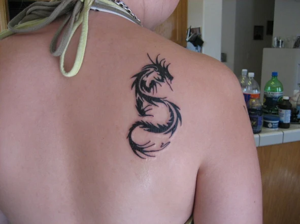 Ho*t Dragon Tattoos For Girls Pop Tattoo ,Tattoos Dragon Arms