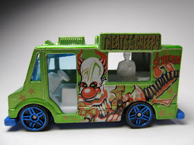 hot wheels clown ice cream truck i scream treats for creeps