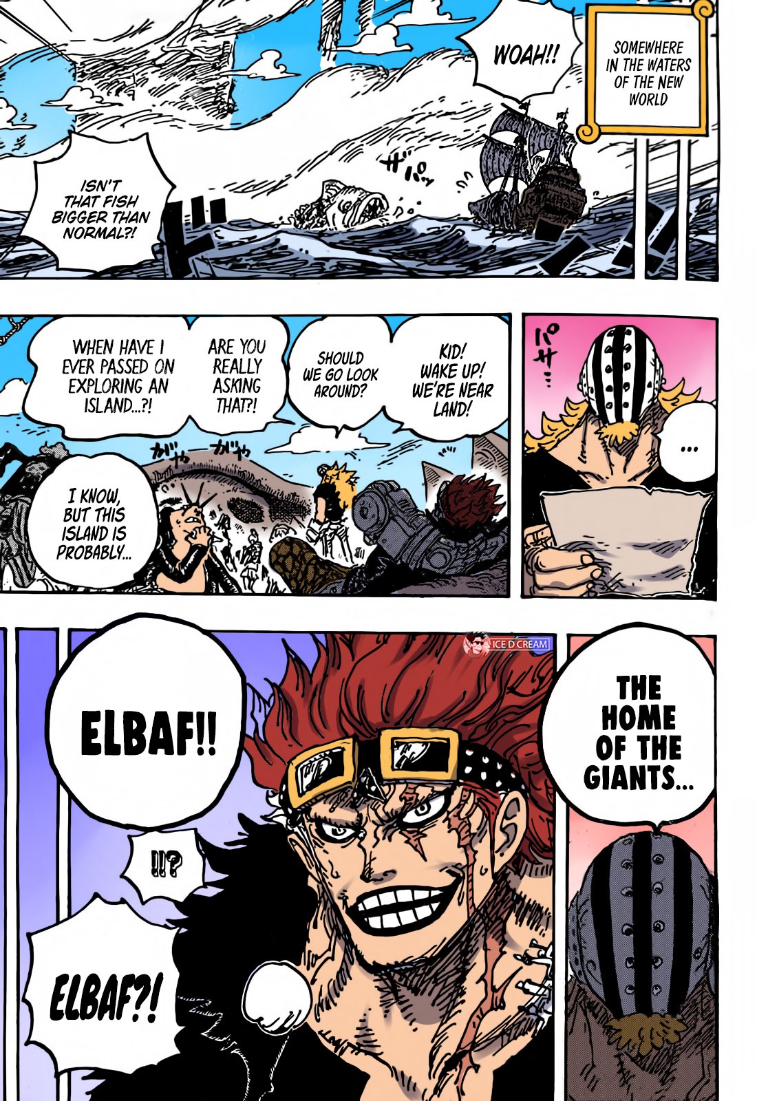 One Piece Chapter 1071 A Hero's Offensive Colored Full