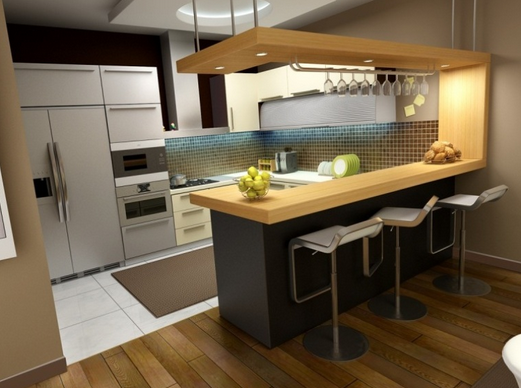 7 Contoh Desain Gambar Dapur Modern Yang Cantik Godean Web Id