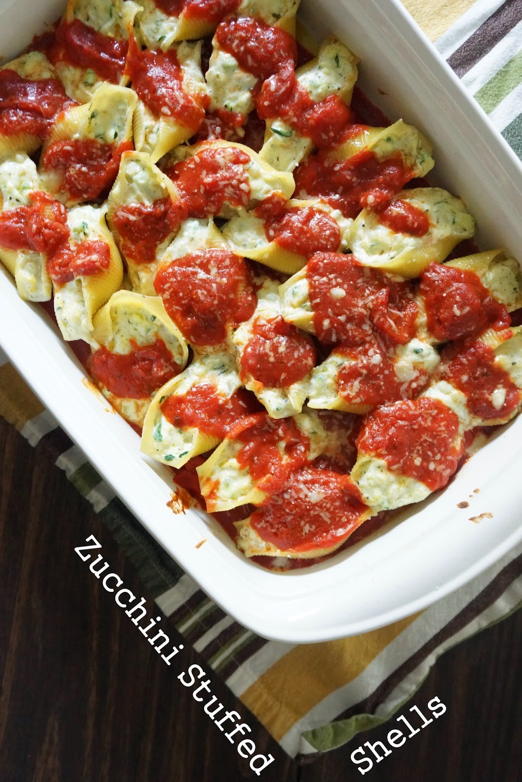 zucchini stuffed shells