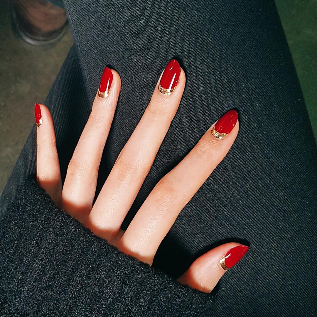 13 Non Basic Designs For Red Nails