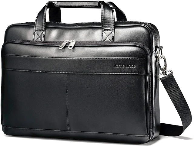 Samsonite Leather Expandable Briefcase