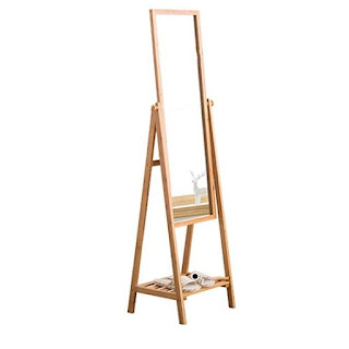 standing mirror kayu jati