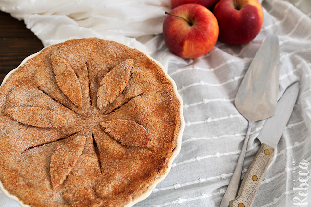 American apple pie (pastel de manzana americano)