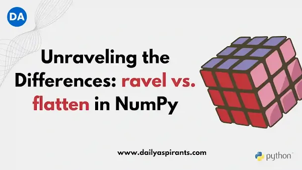 differences ravel vs flatten in numpy