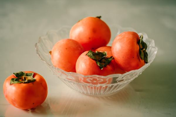Pure organic persimmon fruit