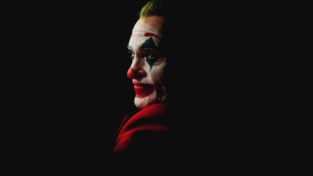 Joker, Joaquin Phoenix, Movie 2019, Black background,