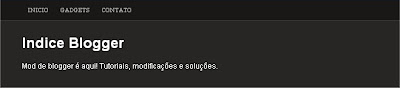 NavBar do Blogger