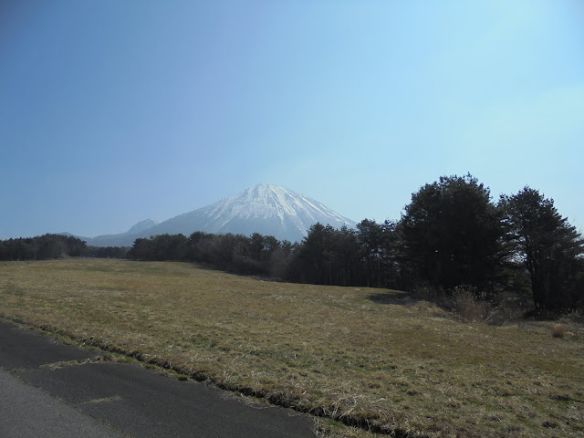 大山が見えました