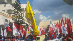 Ratusan Masa PPRL Berdemo Di Depan Kantor Gubernur Lampung