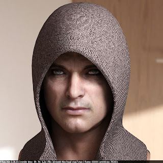 3d model Human head