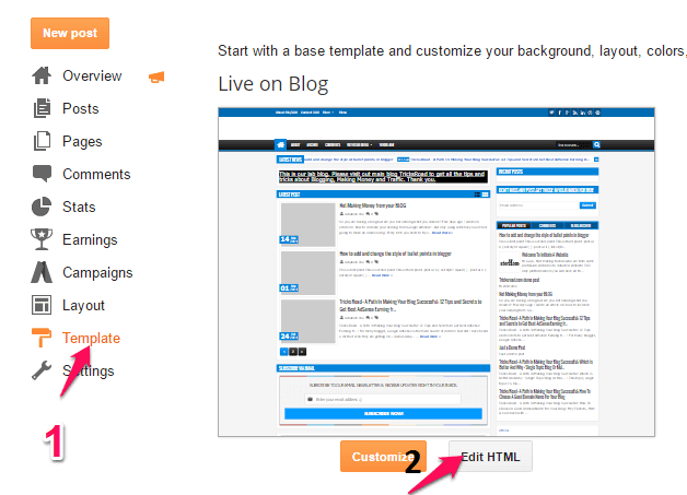 Hide Blogger Sidebar