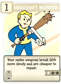 makeshift warrior perk card