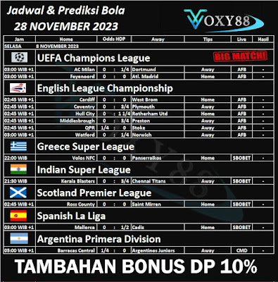 jadwal bola