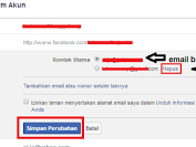 Cara Mengganti Email Login Pada Akun Facebook 