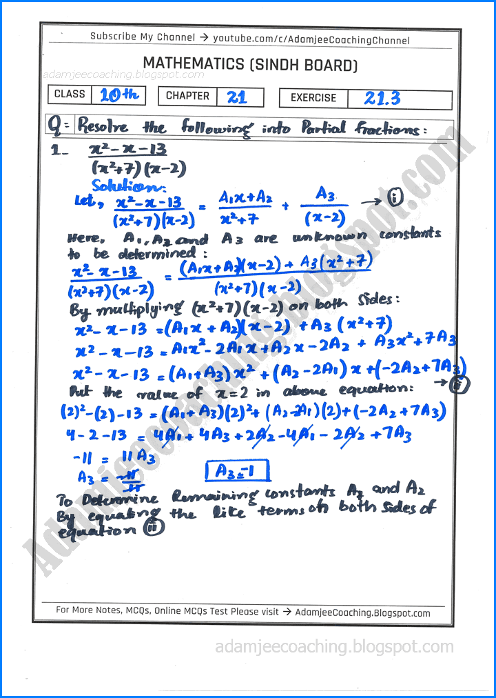 partial-fractions-exercise-21-3-mathematics-10th