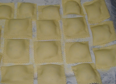 Ravioli di ricotta e spinaci