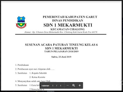  Dalam setiap selesai tahun pelajaran niscaya setiap sekolah akan mengeluarkan lulusan atau al √ Unduh Contoh Susunan Acara Perpisahan, Paturay Tineung, Pelepasan Kelas 6 (Enam) SD (SD)