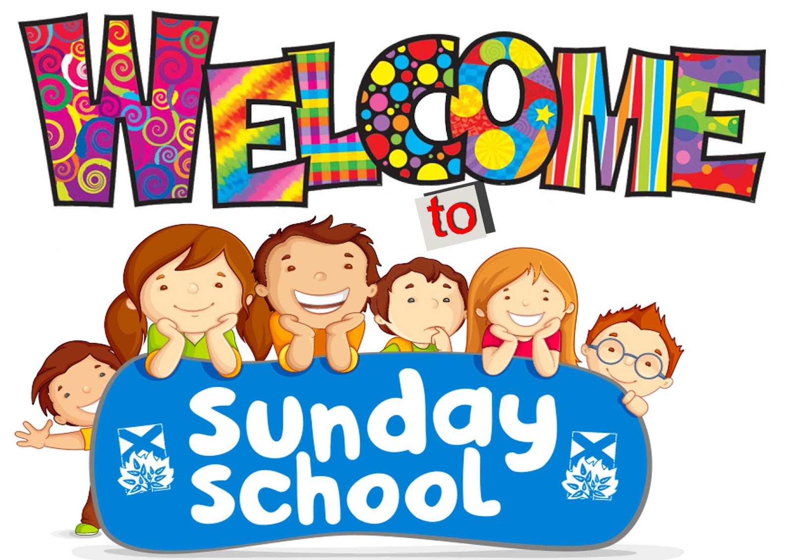 Welcome Board Sunday School 1 - rajawalikecil