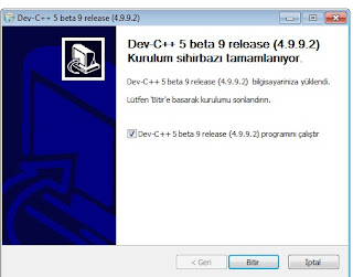 Dev C kurulumu