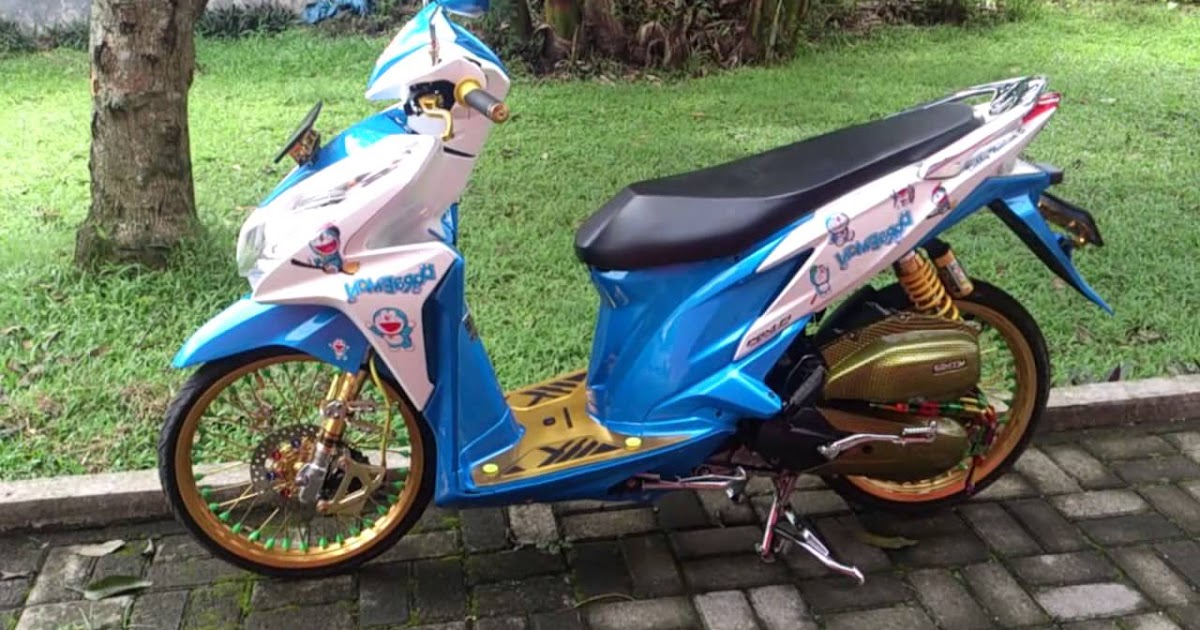 Modifikasi Vario Doraemon Kumpulan Modifikasi Motor Vario