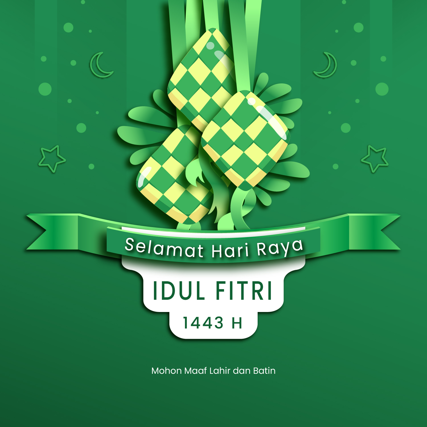 Kumpulan Poster Selamat Hari Raya Idul Fitri 1443 H - Cocok Untuk Hampers Lebaran dan Medsos