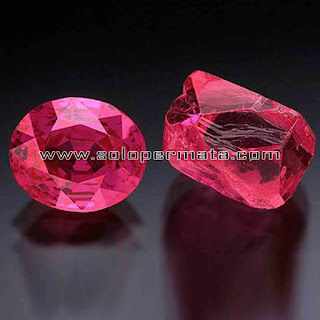 Artikel Batu Permata Natural Ruby Corundum Warna Merah