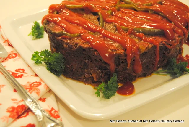 Slow Cooker Meatloaf at Miz Helen's Country Cottage