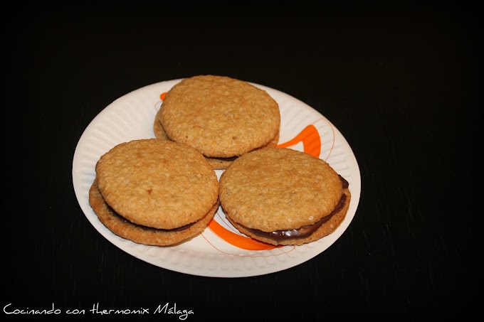 Galletas de avena con chocolate