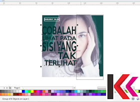 Cara Membuat Tipografi Huruf pada Wajah Dengan Coreldraw