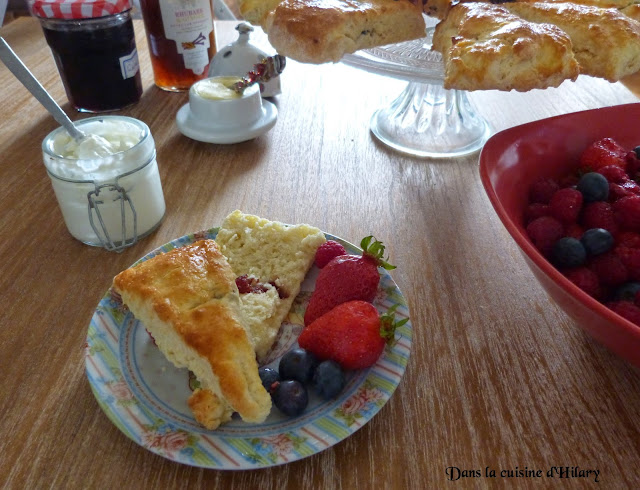 Scones aux cranberrys