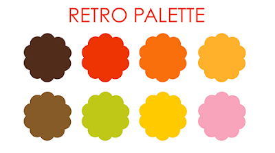 Pallete Warna Retro Design