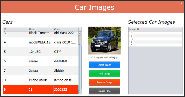 Java Car Rental System Car Images Form 5