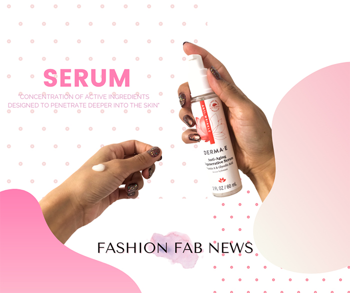serum graphic anti aging serum derma e pink look