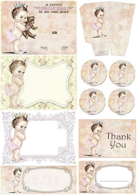 Lovely Baby Girl: Free Printable Kit.