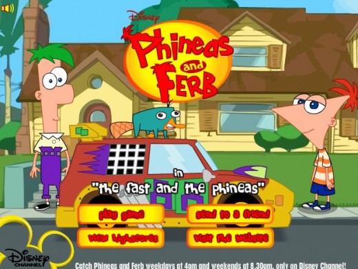 Chơi Game Y8 Phineas and Ferb đua xe