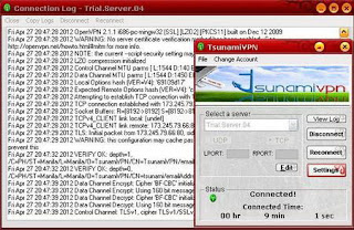 VPN Gratis TsunamiVPN Trial Server