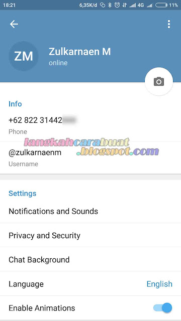 Cara Membuat Akun Telegram Lewat HP Android