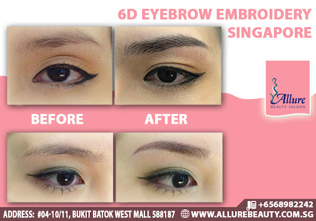 6D Eyebrows Embroidery Singapore