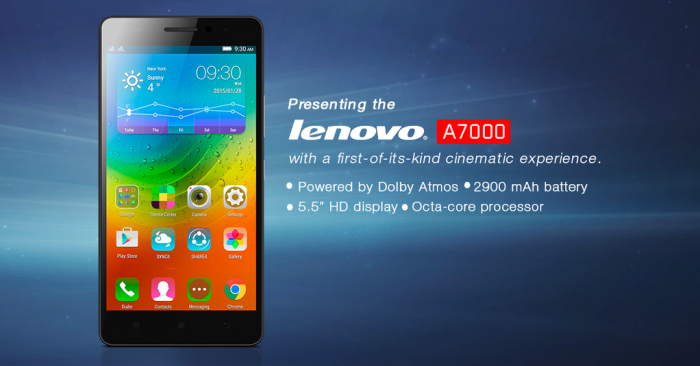 Lenovo A7000 Smartphone