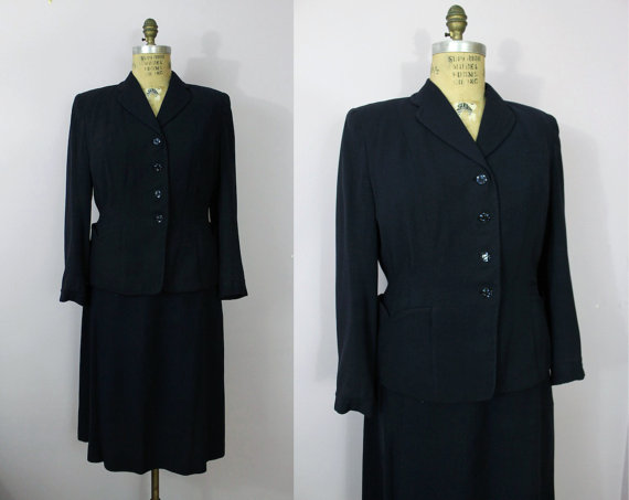 1940s plus size suit wwii