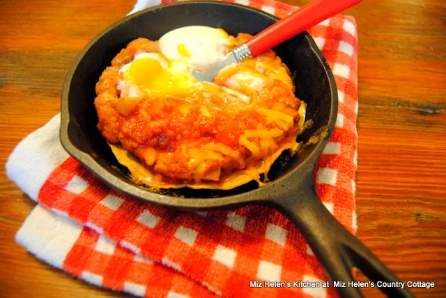 Baked Huevos Rancheros at Miz Country Cottage