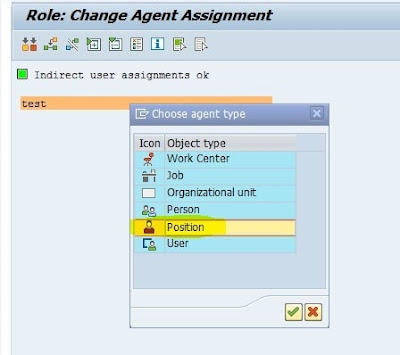 Indirect Role assignment in SAP HR