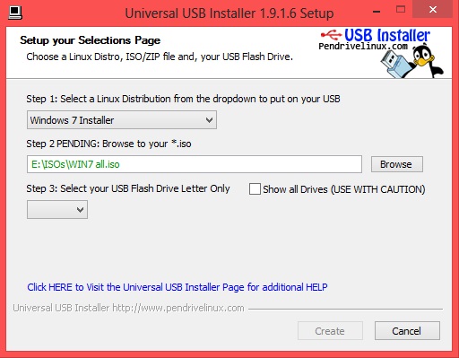 How to create bootable pen drive for installing Operating System?