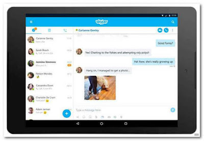 Skype for Android now with Material Design for tablets and several options to add friends