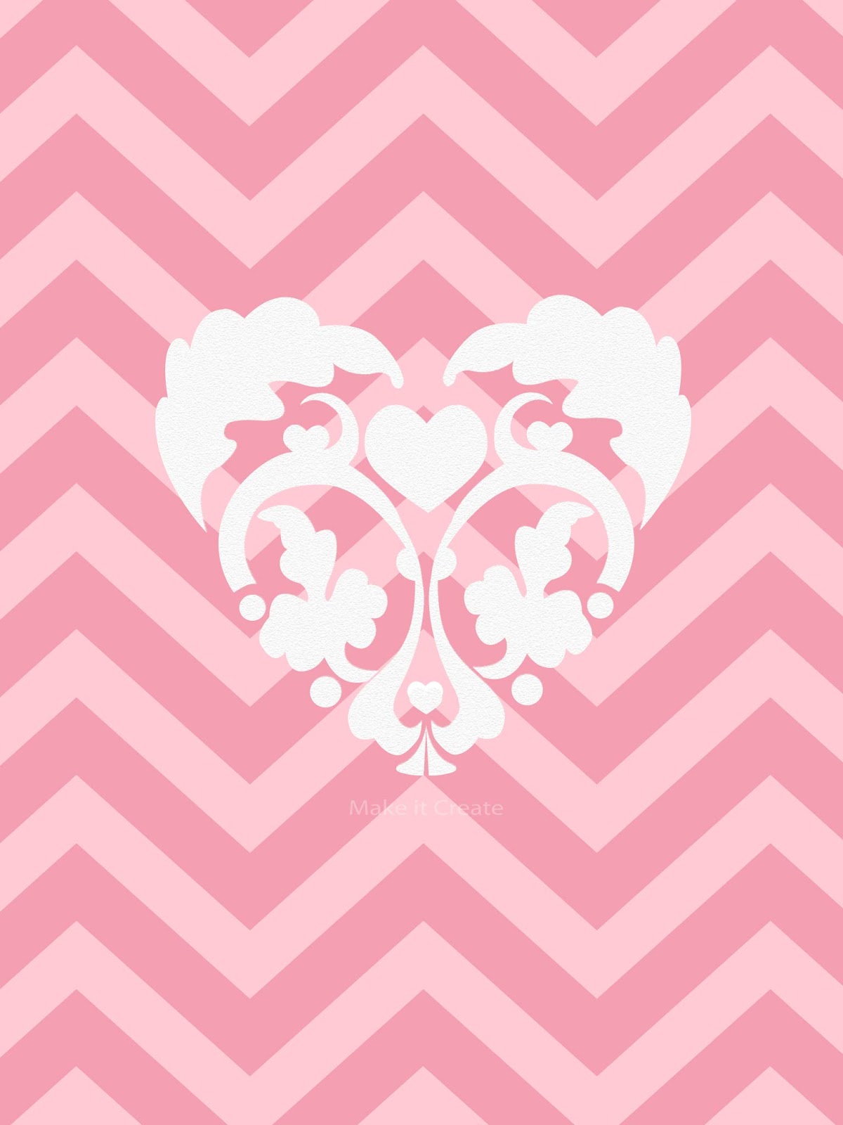 ... --Printables & Backgrounds/Wallpapers: Valentine Chevron for iPad